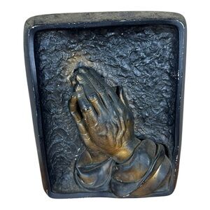 Vintage Praying Hands Wall Art